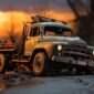 tow truck delivers damaged vehicle generative by ai_894067 12924 85x85